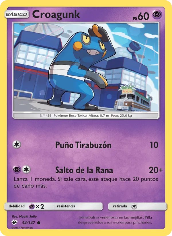 Croagunk · Sombras Ardientes 54/147