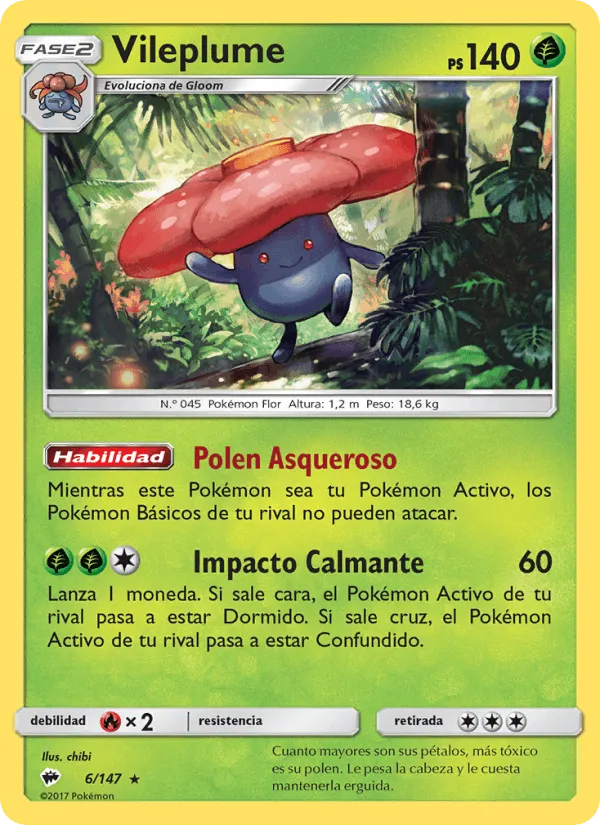 Vileplume · Sombras Ardientes 6/147
