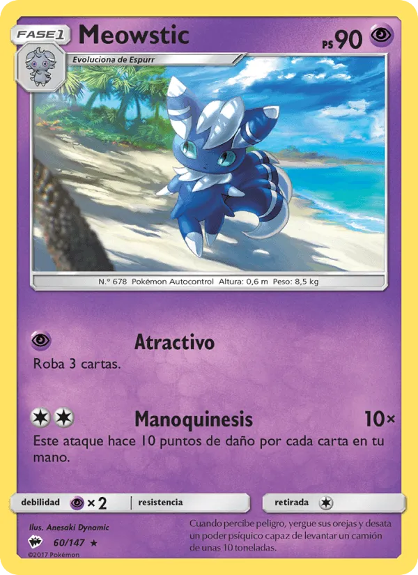 Meowstic · Sombras Ardientes 60/147