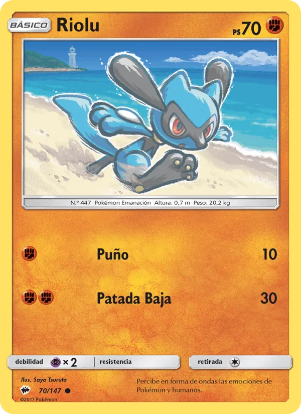 Riolu · Sombras Ardientes 70/147