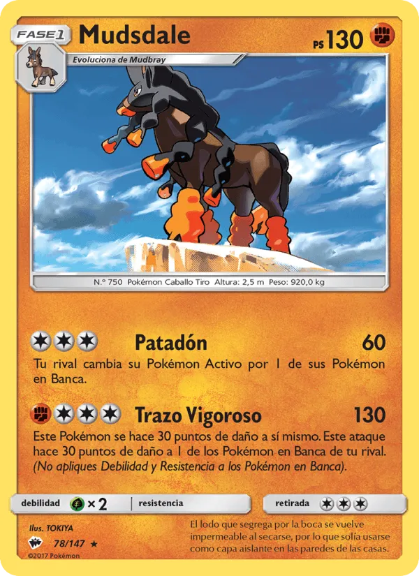 Mudsdale · Sombras Ardientes 78/147