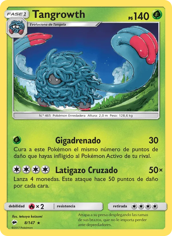 Tangrowth · Sombras Ardientes 8/147
