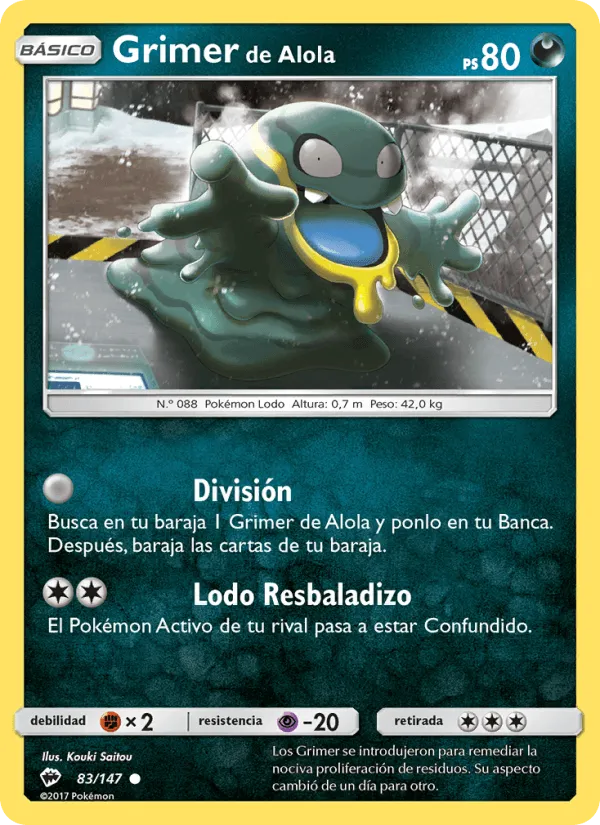 Grimer de Alola · Sombras Ardientes 83/147