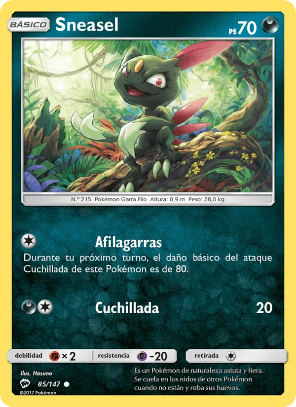 Sneasel · Sombras Ardientes 85/147