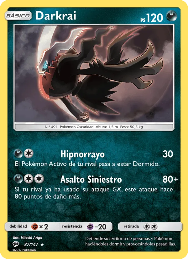 Darkrai · Sombras Ardientes 87/147