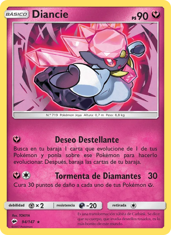 Diancie · Sombras Ardientes 94/147