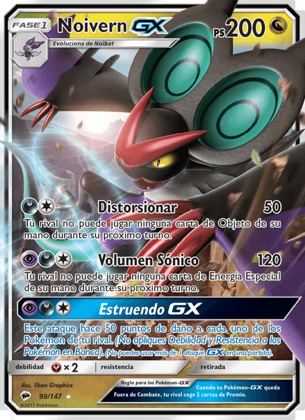 Noivern GX · Sombras Ardientes 99/147