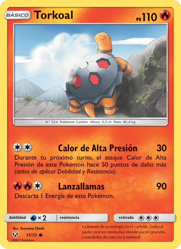 Torkoal · Leyendas Luminosas 11/73