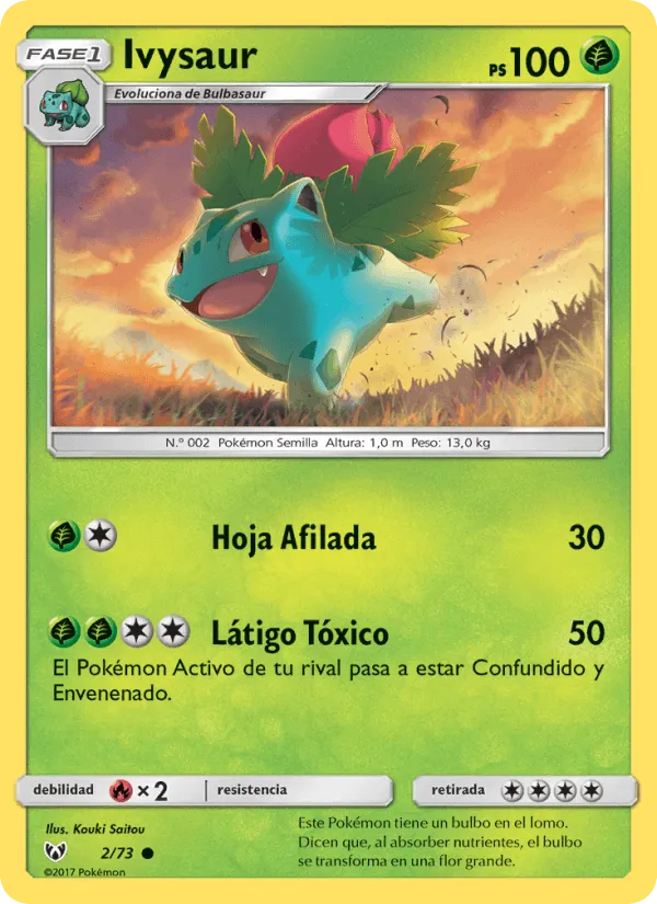 Ivysaur · Leyendas Luminosas 2/73