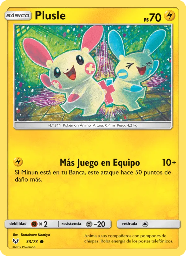 Plusle · Leyendas Luminosas 33/73
