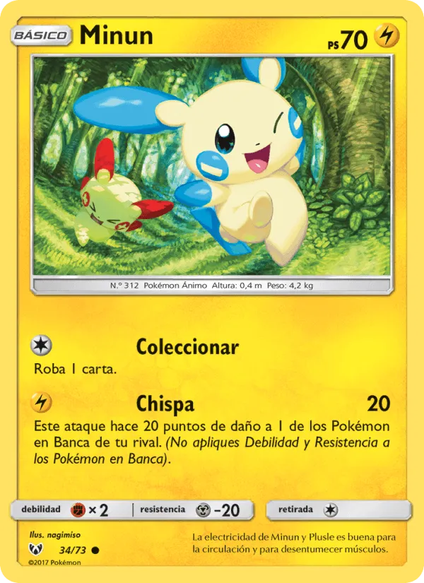 Minun · Leyendas Luminosas 34/73