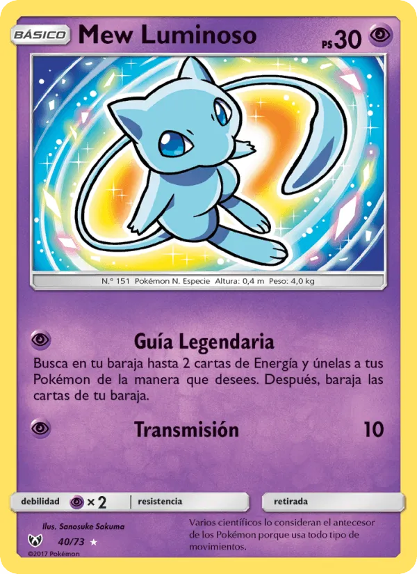 Mew Luminoso · Leyendas Luminosas 40/73