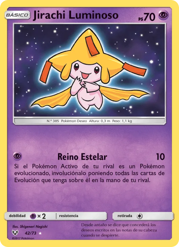 Jirachi Luminoso · Leyendas Luminosas 42/73
