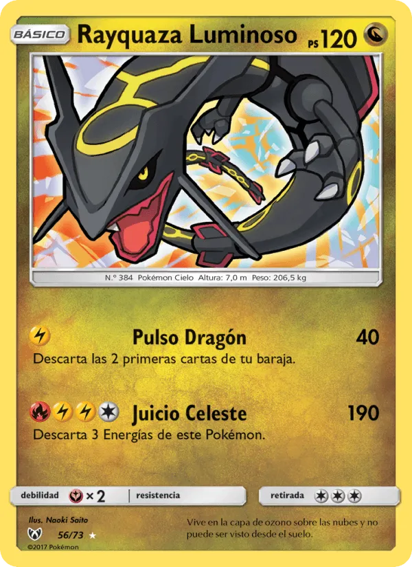 Rayquaza Luminoso · Leyendas Luminosas 56/73