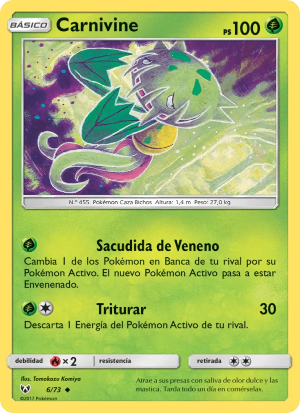 Carnivine · Leyendas Luminosas 6/73