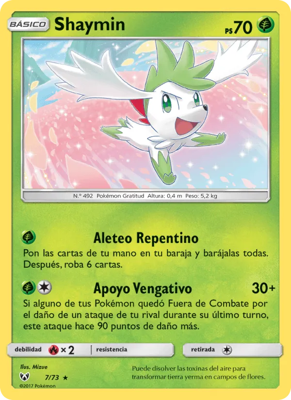 Shaymin · Leyendas Luminosas 7/73