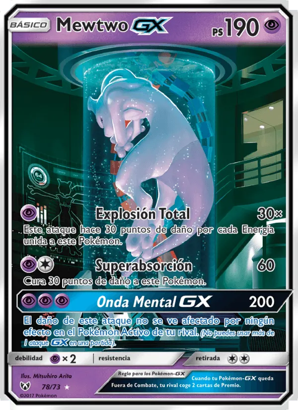 Mewtwo GX · Leyendas Luminosas 78/73