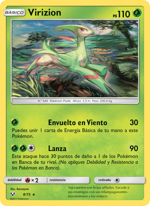 Virizion · Leyendas Luminosas 8/73