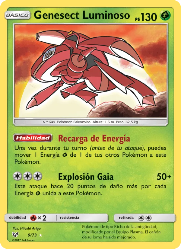 Genesect Luminoso · Leyendas Luminosas 9/73