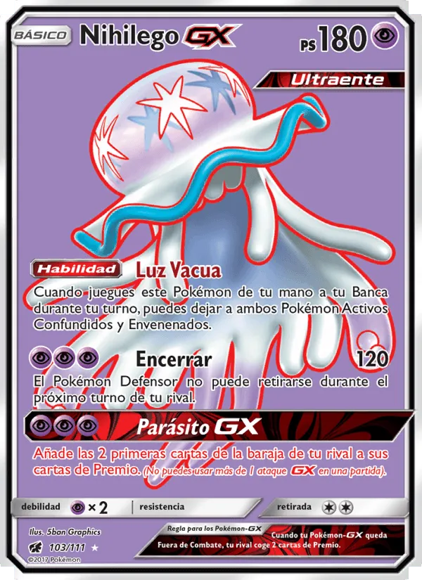 Nihilego GX · Invasión Carmesí 103/111