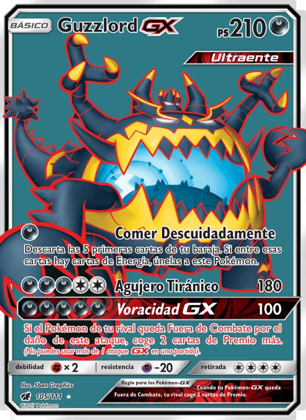 Guzzlord GX · Invasión Carmesí 105/111