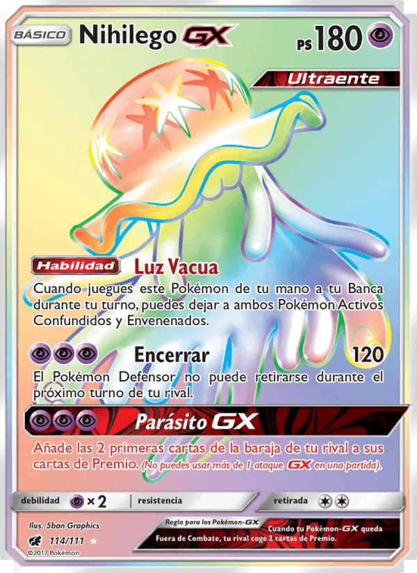 Nihilego GX · Invasión Carmesí 114/111