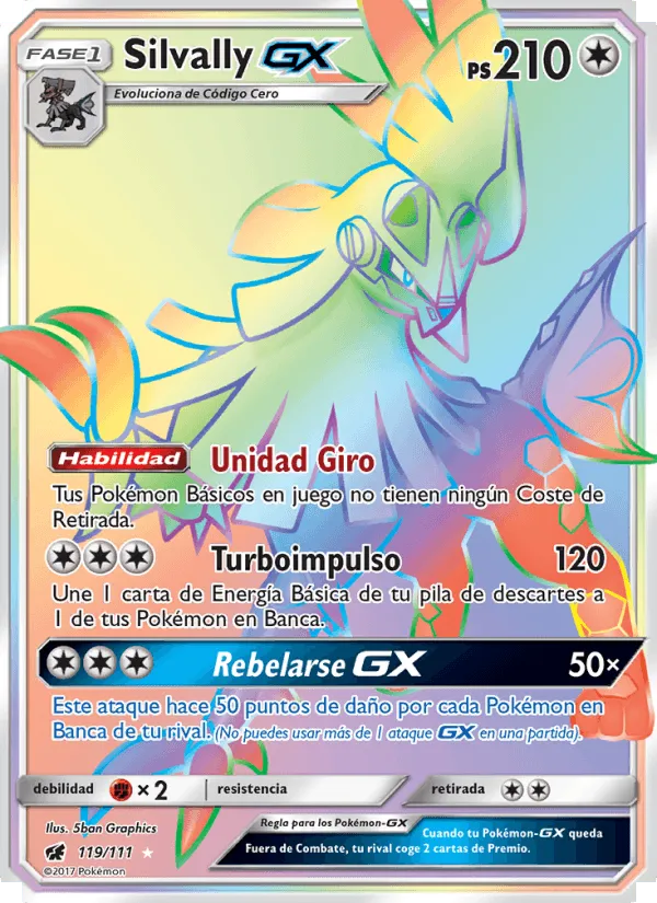 Silvally GX · Invasión Carmesí 119/111