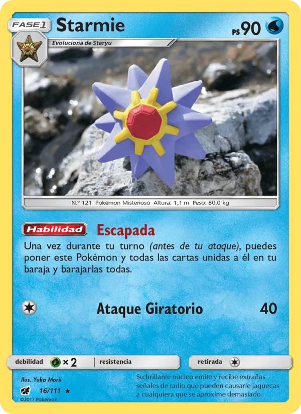 Starmie · Invasión Carmesí 16/111