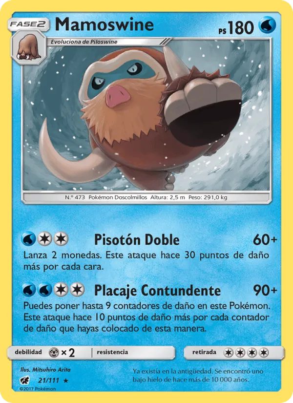 Mamoswine · Invasión Carmesí 21/111