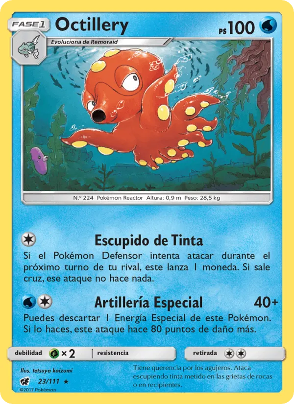 Octillery · Invasión Carmesí 23/111