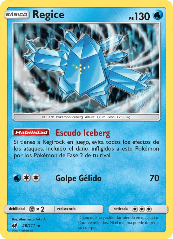 Regice · Invasión Carmesí 28/111