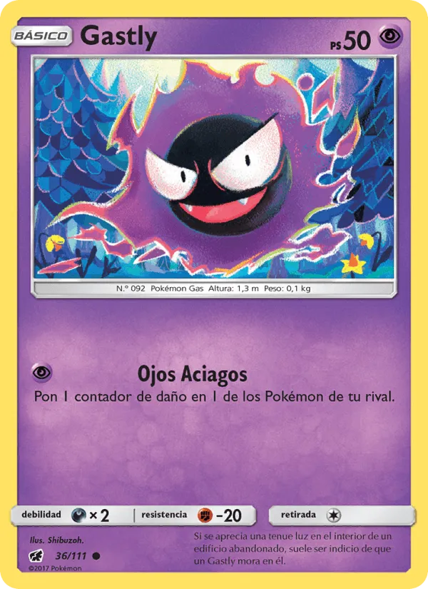 Gastly · Invasión Carmesí 36/111