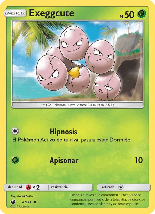 Exeggcute · Invasión Carmesí 4/111