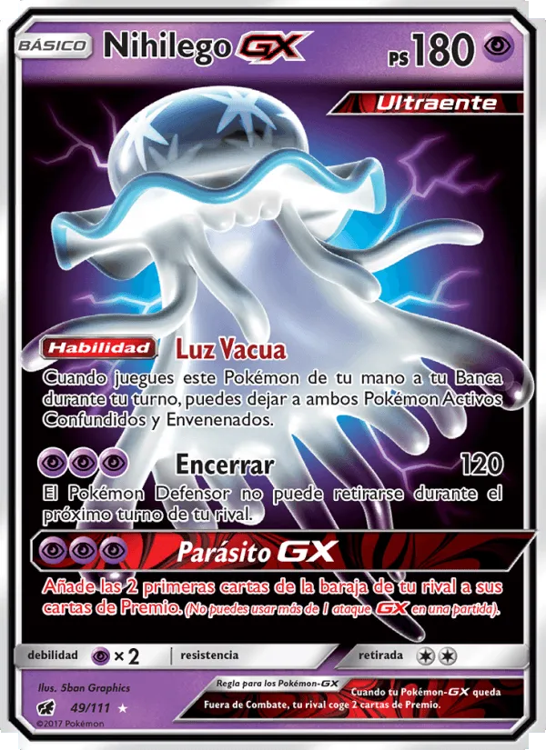 Nihilego GX · Invasión Carmesí 49/111