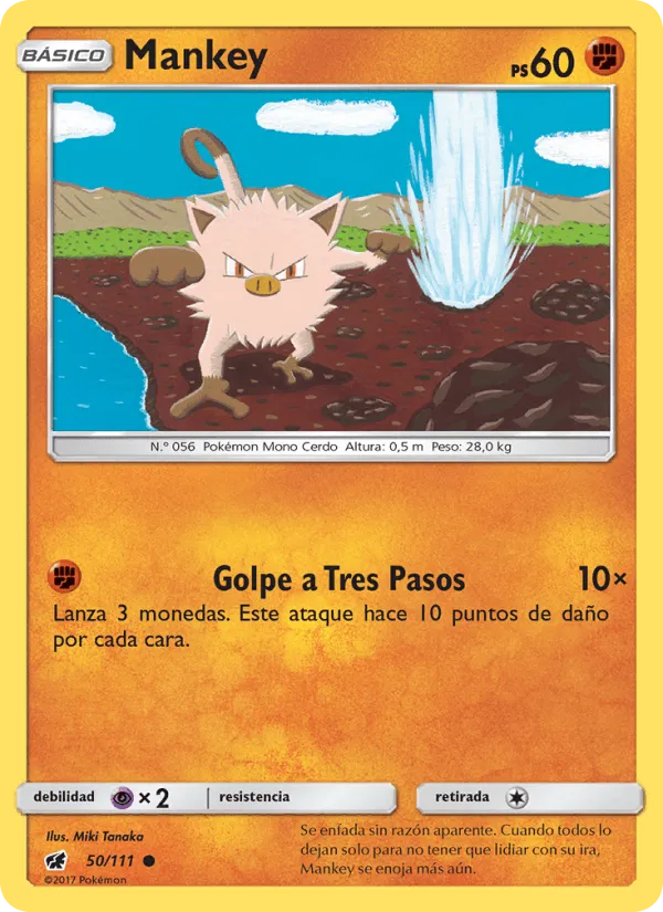 Mankey · Invasión Carmesí 50/111