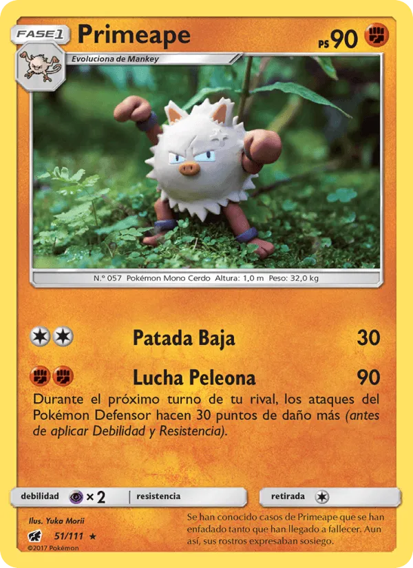 Primeape · Invasión Carmesí 51/111