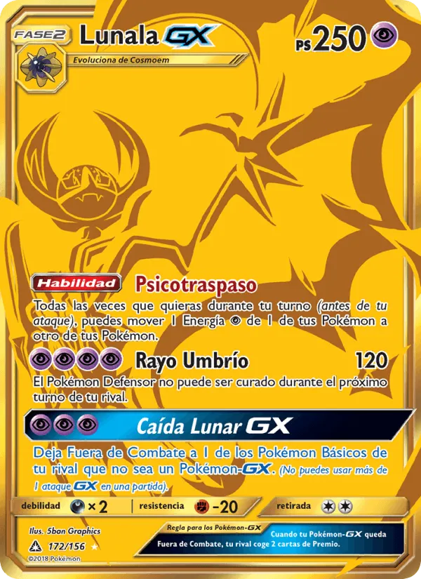 Lunala GX · Ultraprisma 172/156
