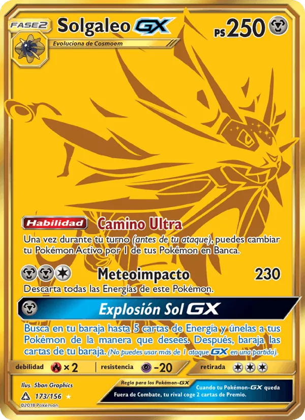 Solgaleo GX · Ultraprisma 173/156