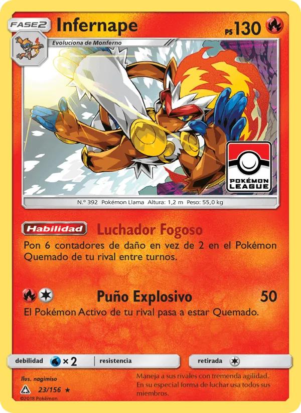 Infernape · Ultraprisma 23/156