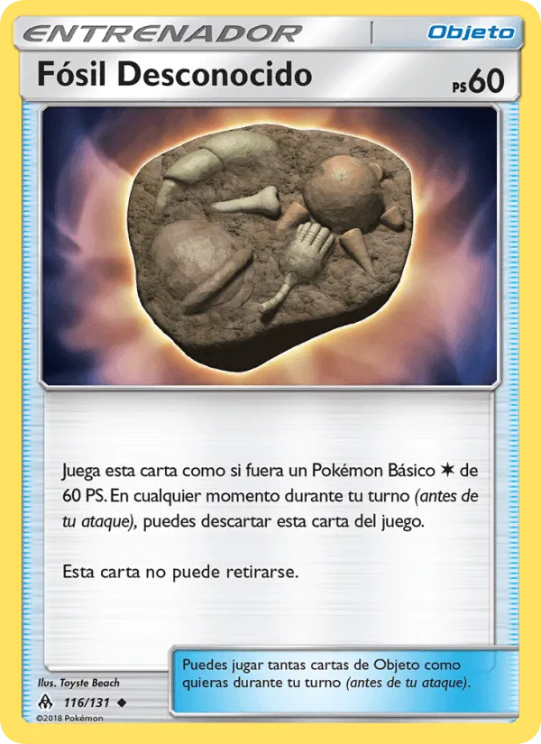 Fósil Desconocido · Luz Prohibida 116/131