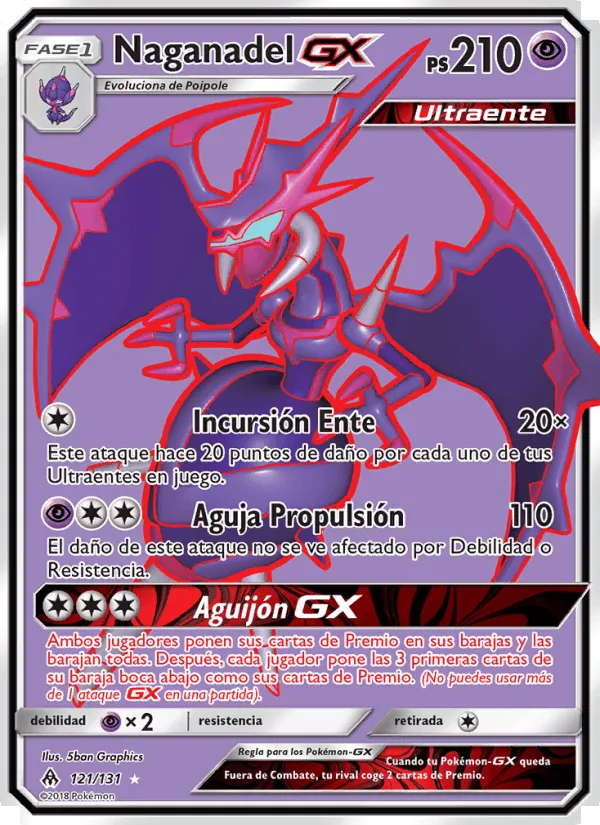 Naganadel GX · Luz Prohibida 121/131