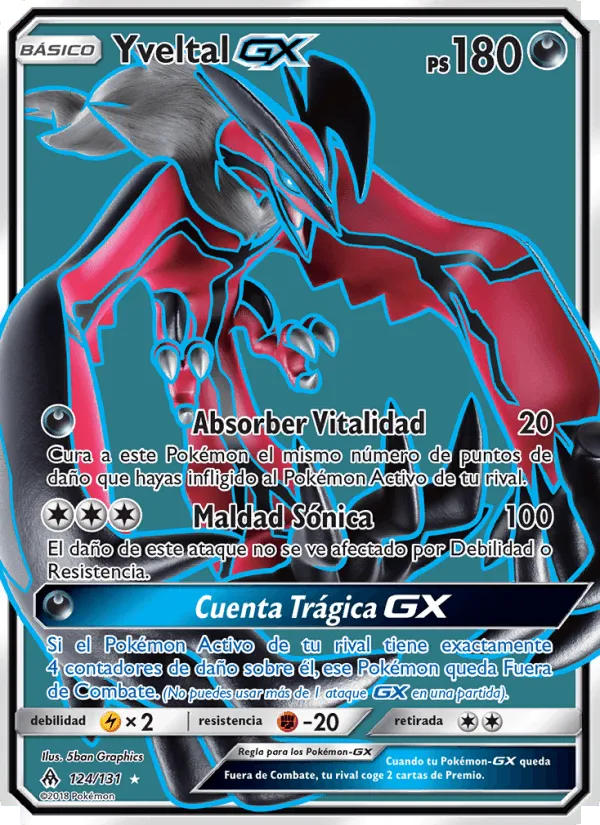 Yveltal GX · Luz Prohibida 124/131