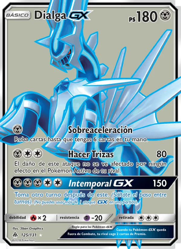 Dialga GX · Luz Prohibida 125/131