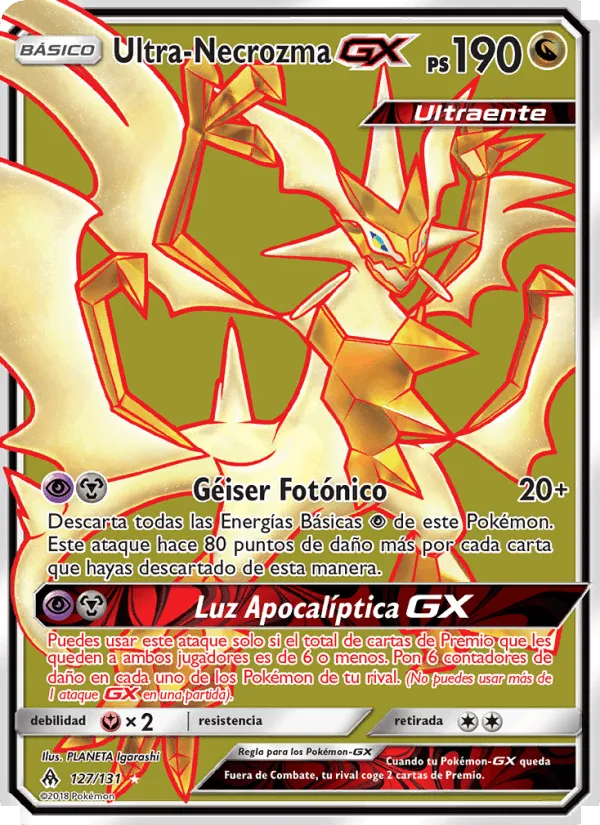 Ultra-Necrozma GX · Luz Prohibida 127/131
