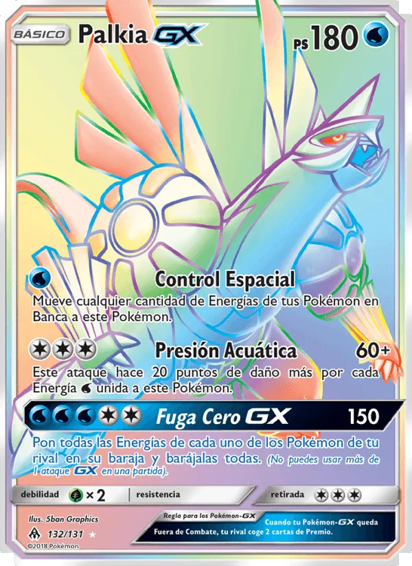 Palkia GX · Luz Prohibida 132/131