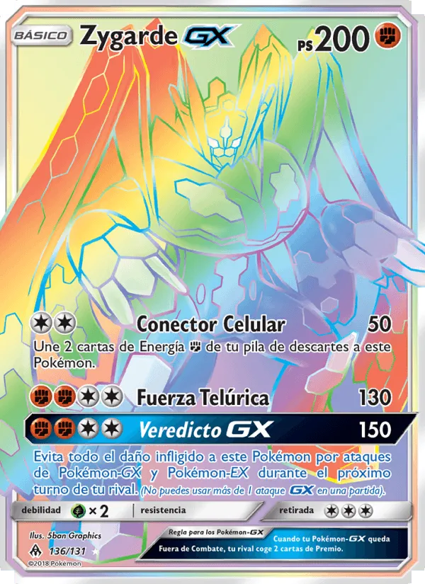Zygarde GX · Luz Prohibida 136/131