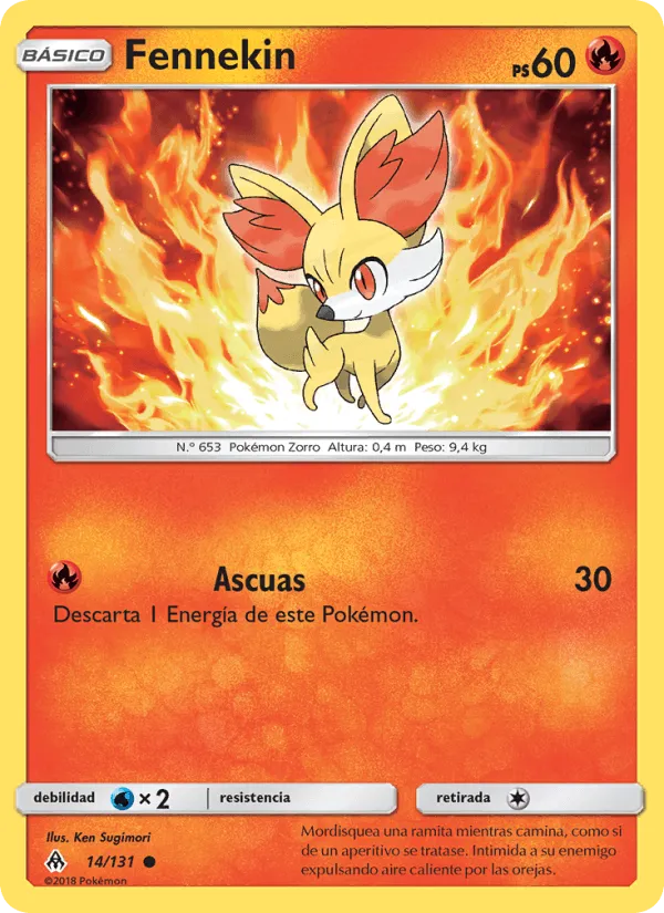 Fennekin · Luz Prohibida 14/131