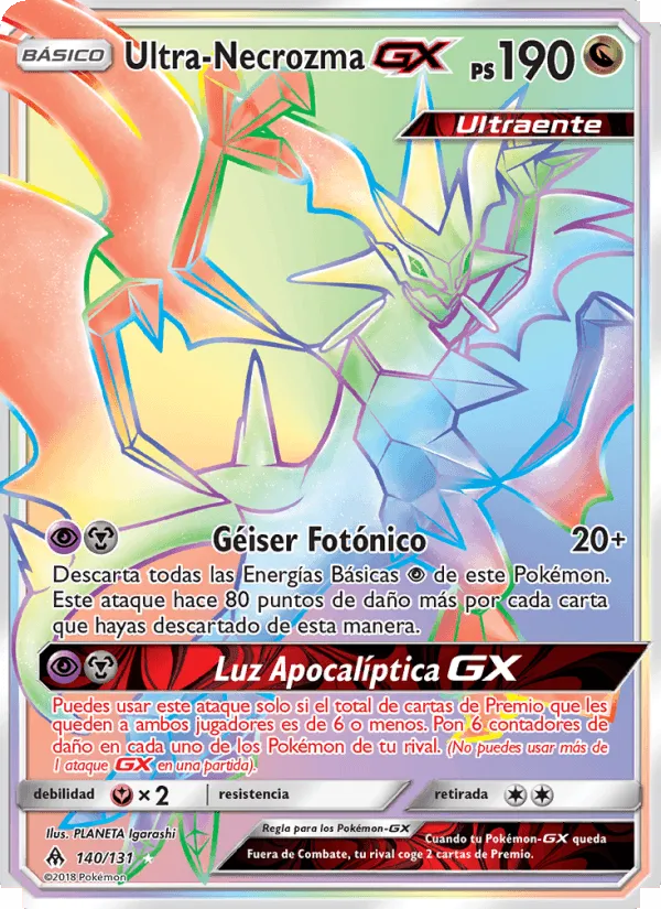 Ultra-Necrozma GX · Luz Prohibida 140/131