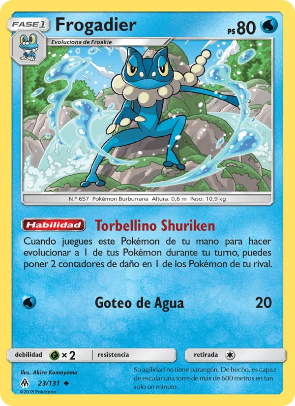 Frogadier · Luz Prohibida 23/131