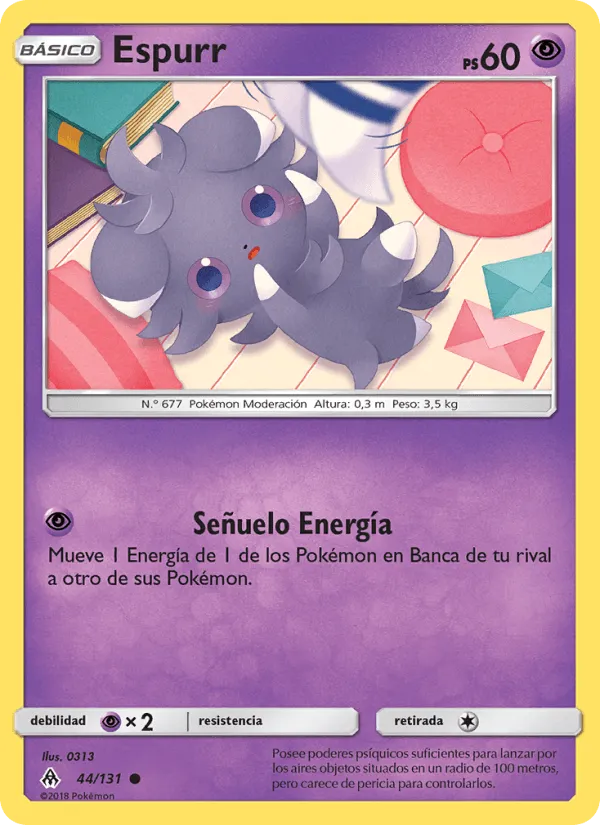 Espurr · Luz Prohibida 44/131